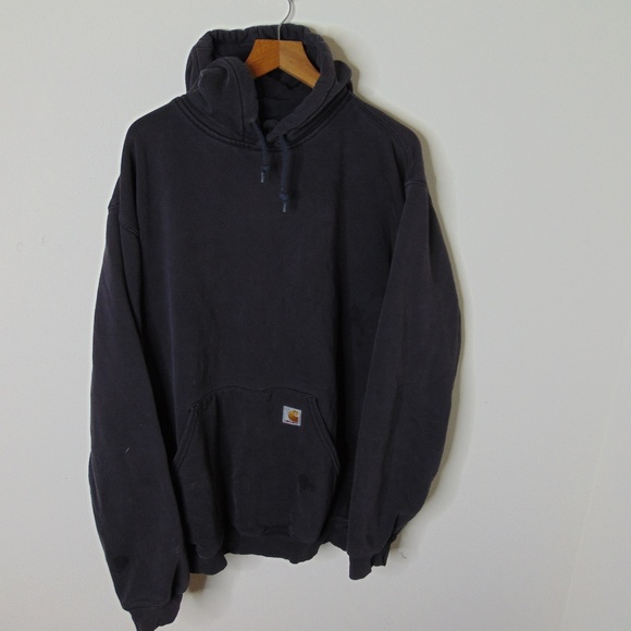 Carhartt Other - Carhartt XLT Distressed Hoodie Sweatshirt Black